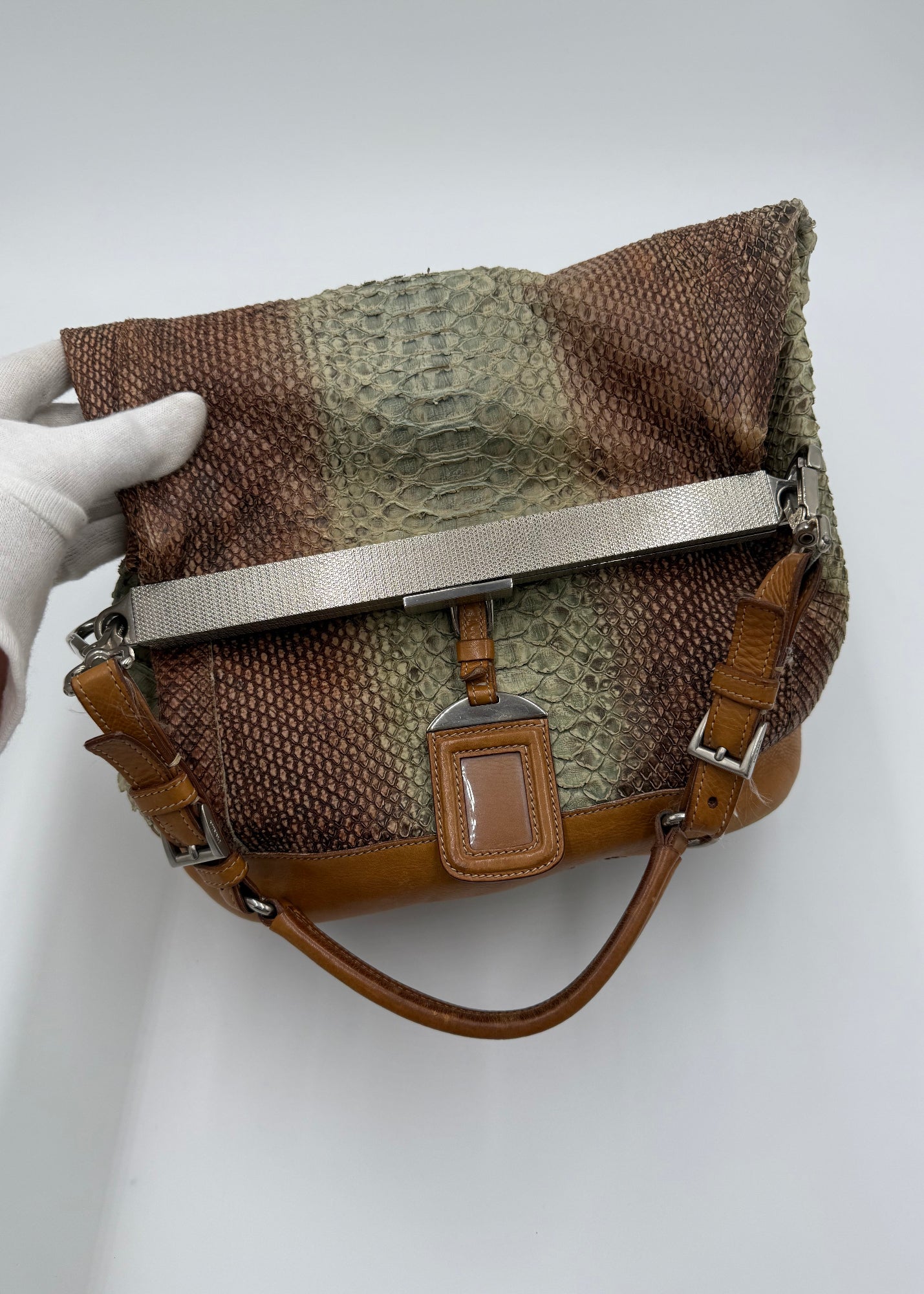 Prada Borsa Hobo Vintage in Pitone