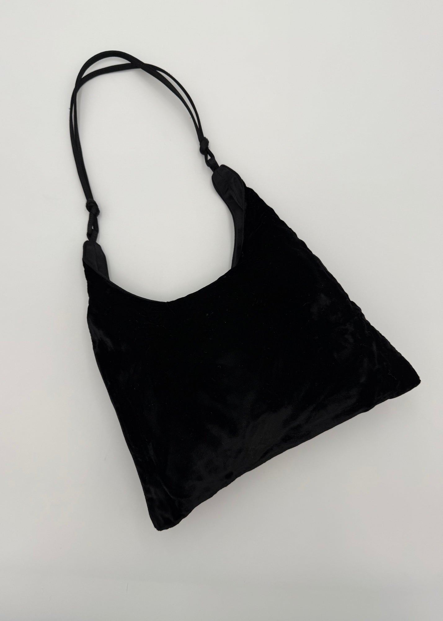 Prada Borsa Vintage in Velluto Liscio Nero
