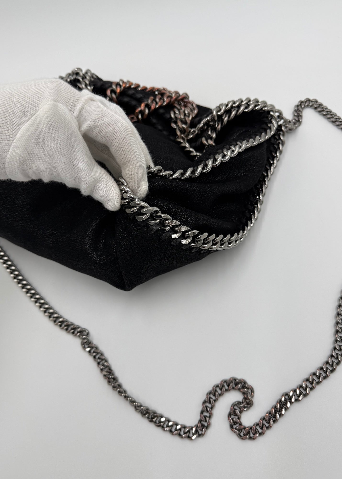 Stella McCartney Borsa Tote Falabella Mini Nera