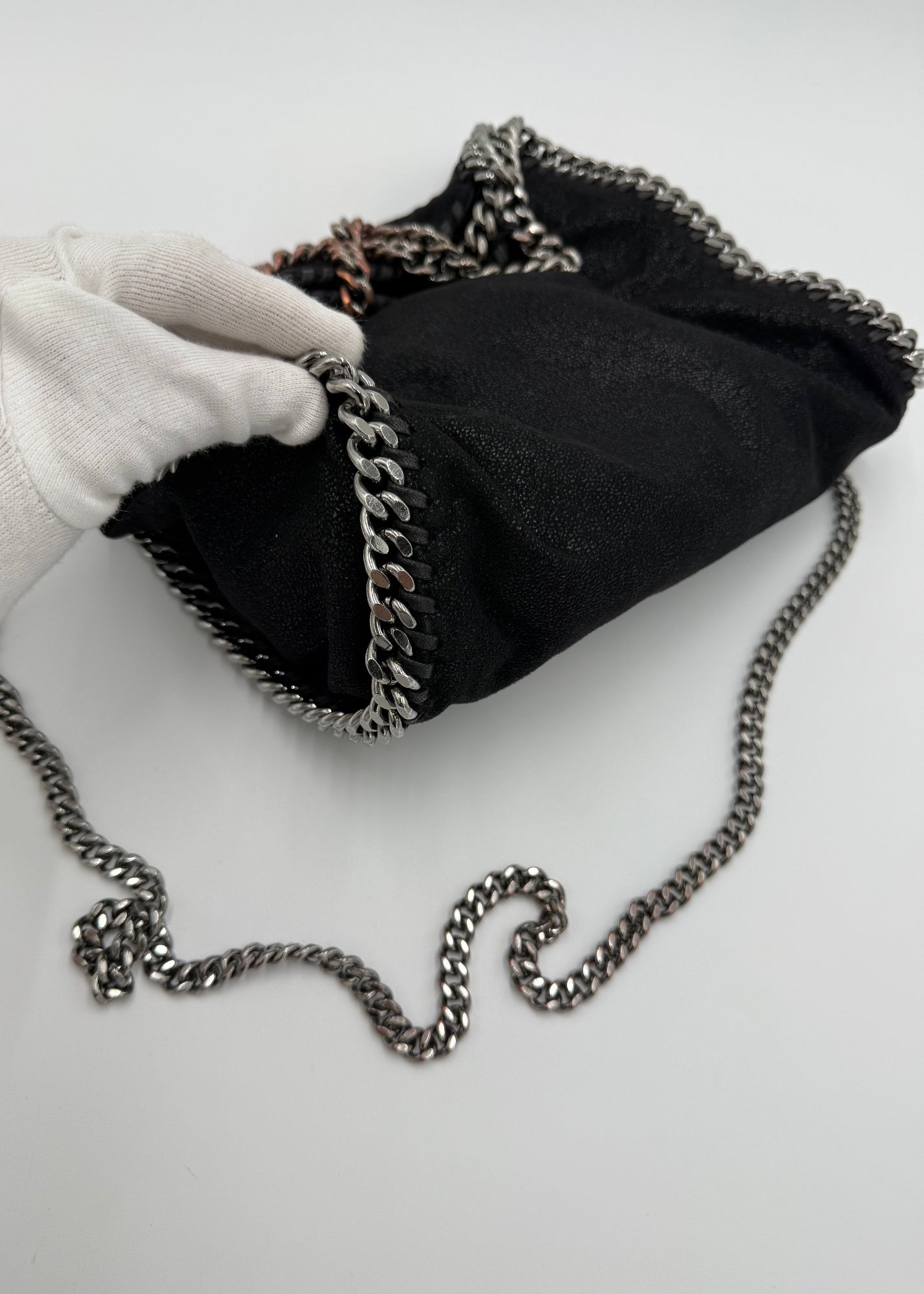 Stella McCartney Borsa Tote Falabella Mini Nera