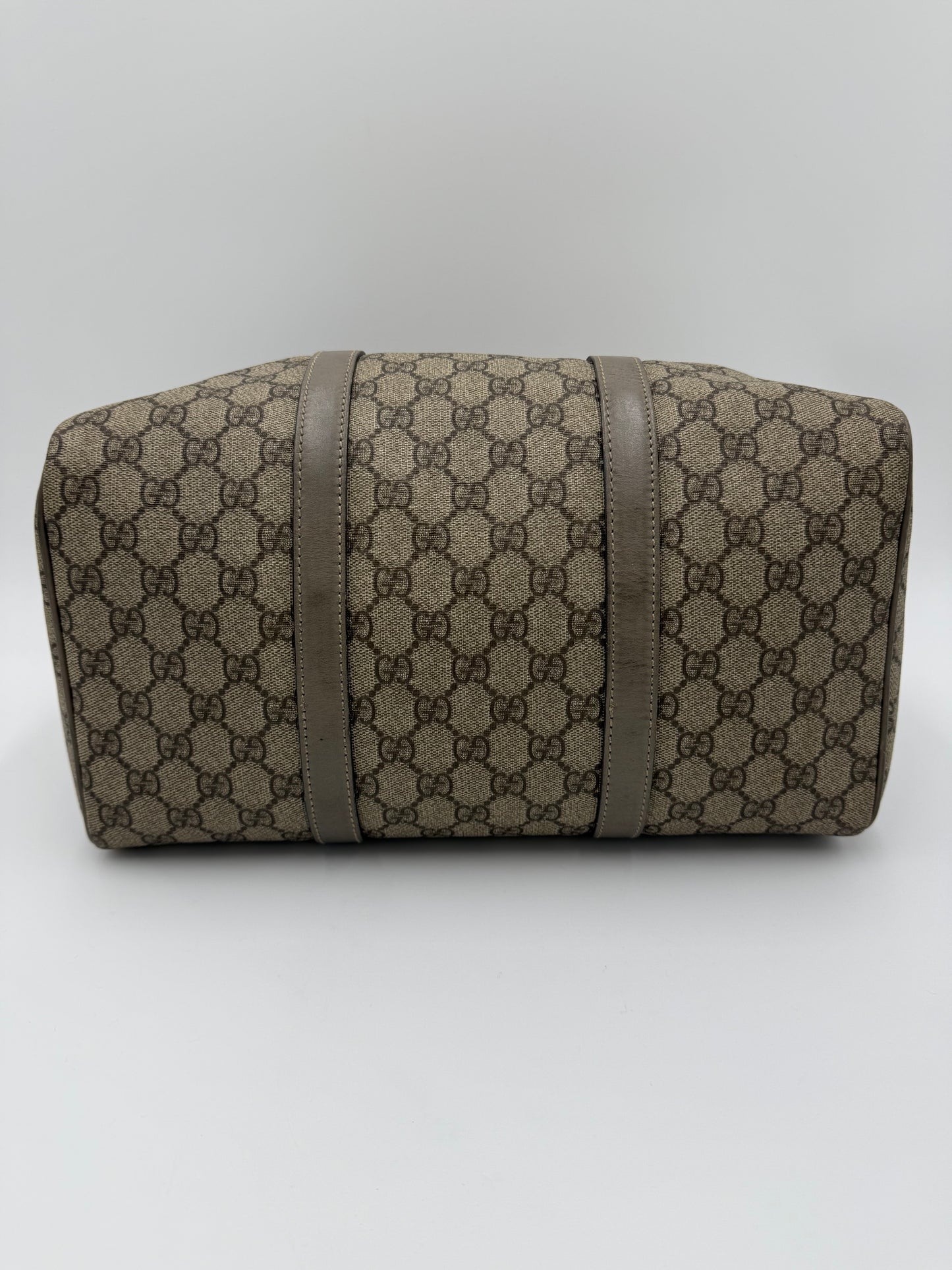 Gucci Bauletto Joy in Tela GG Supreme e Pelle Taupe - Pally Vintage Closet