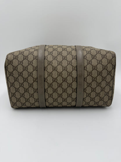 Gucci Bauletto Joy in Tela GG Supreme e Pelle Taupe - Pally Vintage Closet