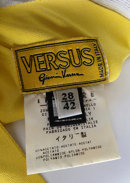 Versus Versace Gianni Versace Miniabito Vintage Giallo