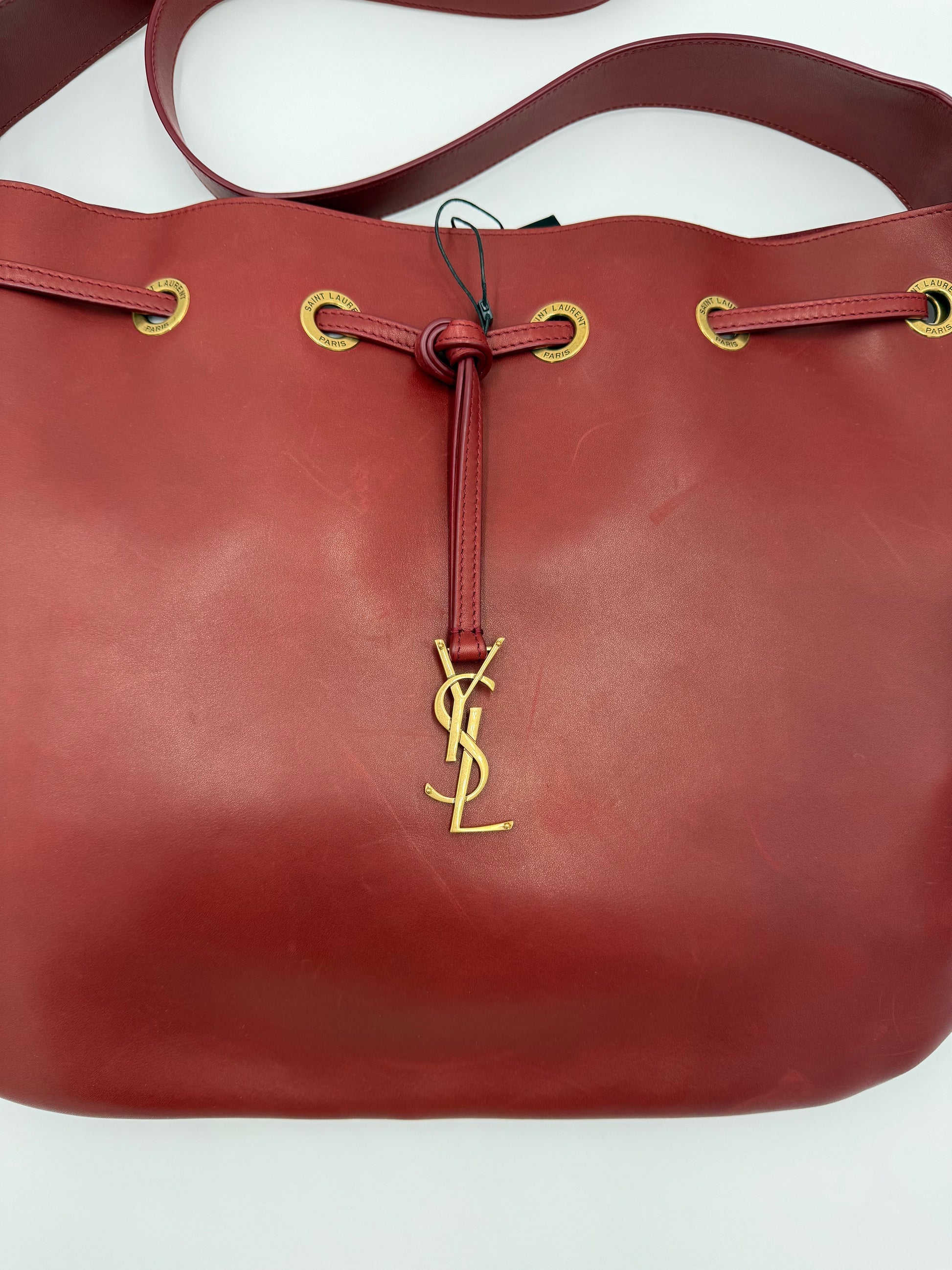 Saint Laurent Borsa Paris VII Secchiello Bordeaux - Pally Vintage Closet