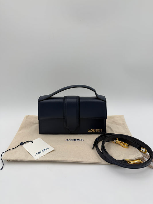 Jacquemus Borsa Le Grand Bambino Blu Navy