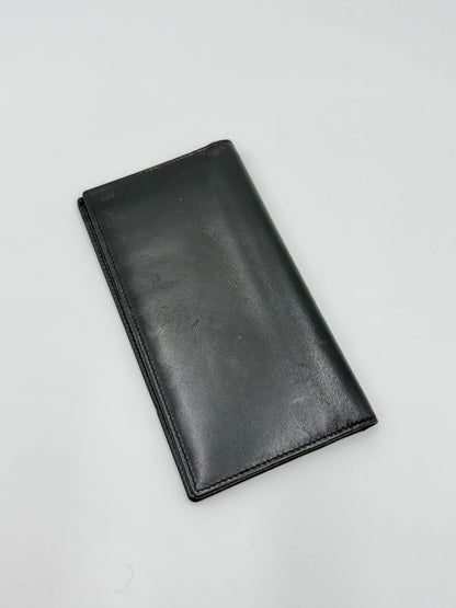 Gucci Portafoglio Lungo Breast Pocket con Logo Impresso Nero