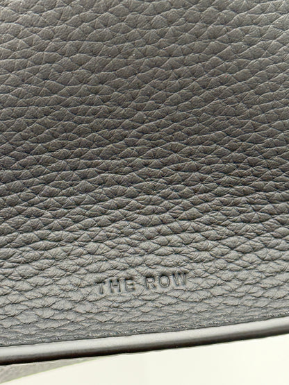 The Row Borsa Tote Marlo in Pelle Granulata Nera