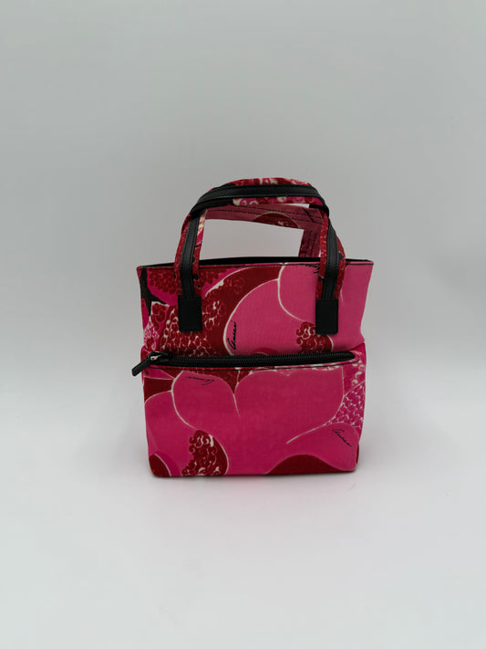 Gucci Borsa a Mano Vintage 1999 Acid Flower in Tela Floreale
