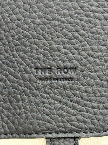 The Row Borsa Tote Marlo in Pelle Granulata Nera