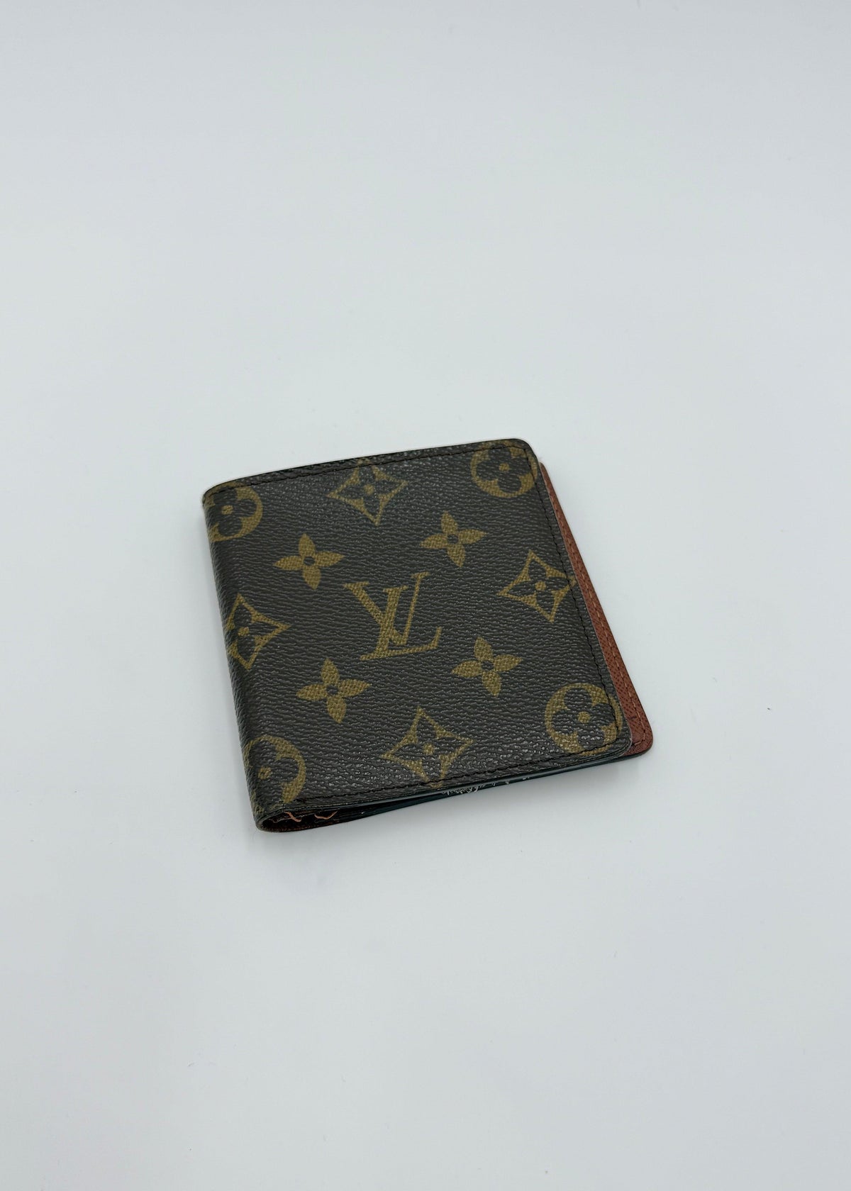 Louis Vuitton Vintage Compact Monogram Wallet Brown