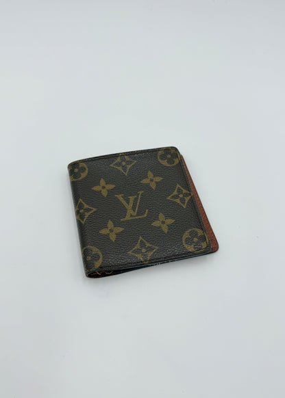 Louis Vuitton Vintage Compact Monogram Wallet Brown