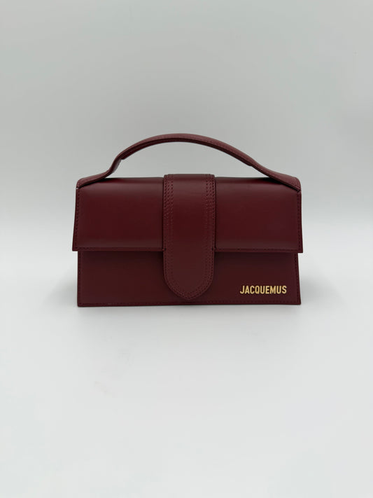 Jacquemus Borsa Le Grand Bambino Bordeaux