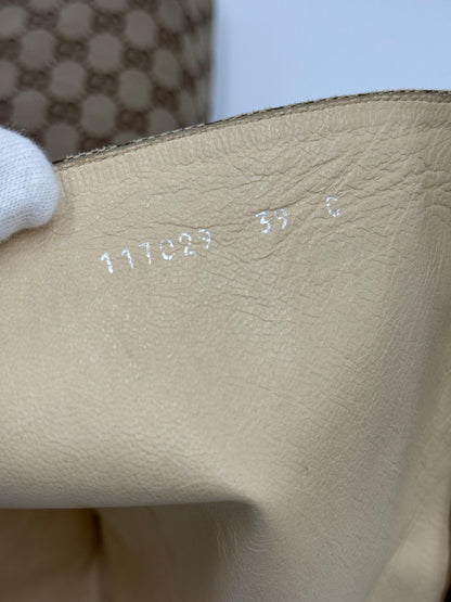 Gucci Stivali al Ginocchio Vintage by Tom Ford GG Monogram Canvas Beige