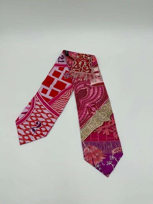 Hermès Twilly in Seta Multicolore