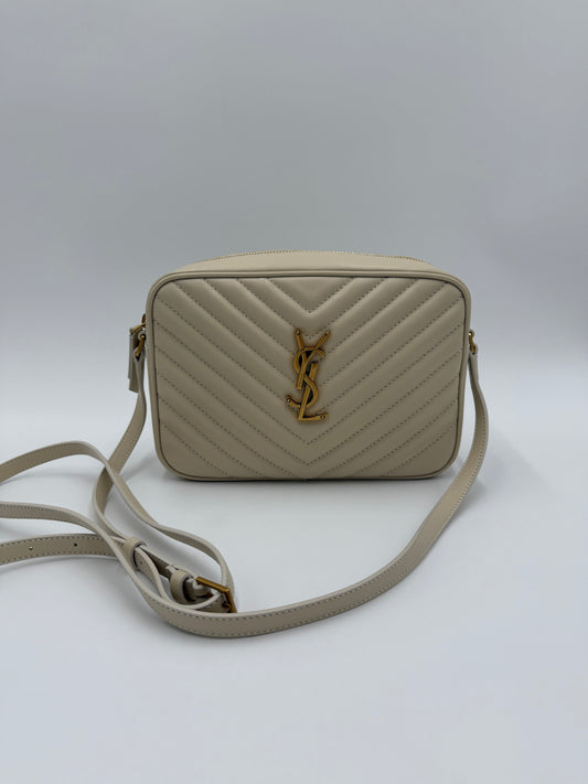Saint Laurent Borsa Lou Camera Crema