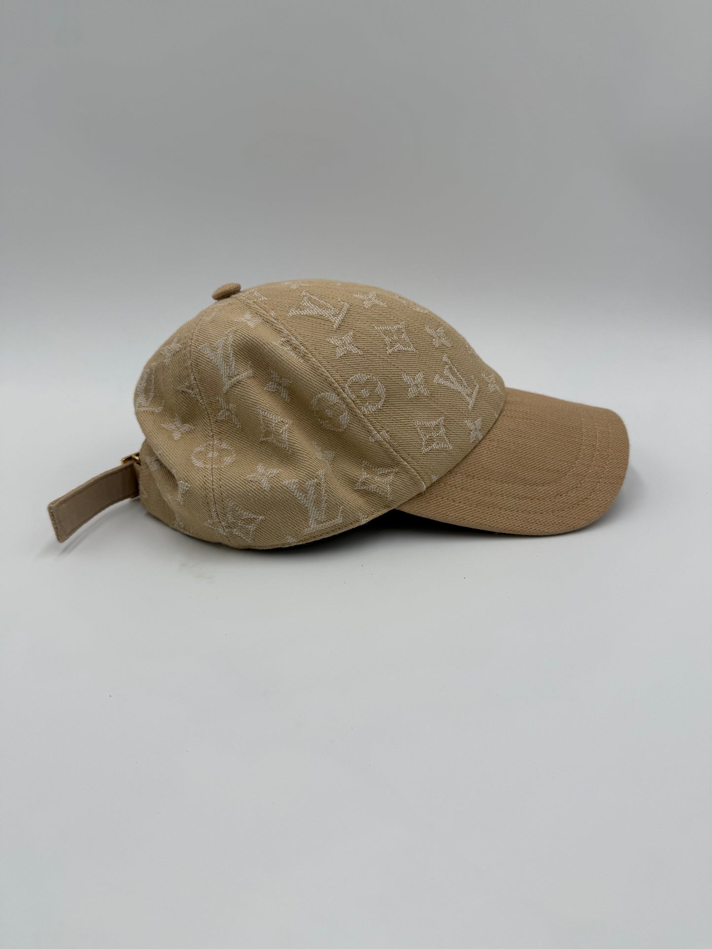 Louis Vuitton Cappello Monogram II Denim Beige