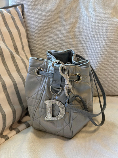 Christian Dior Secchiello Vintage Cannage Limited Edition by John Galliano Argento