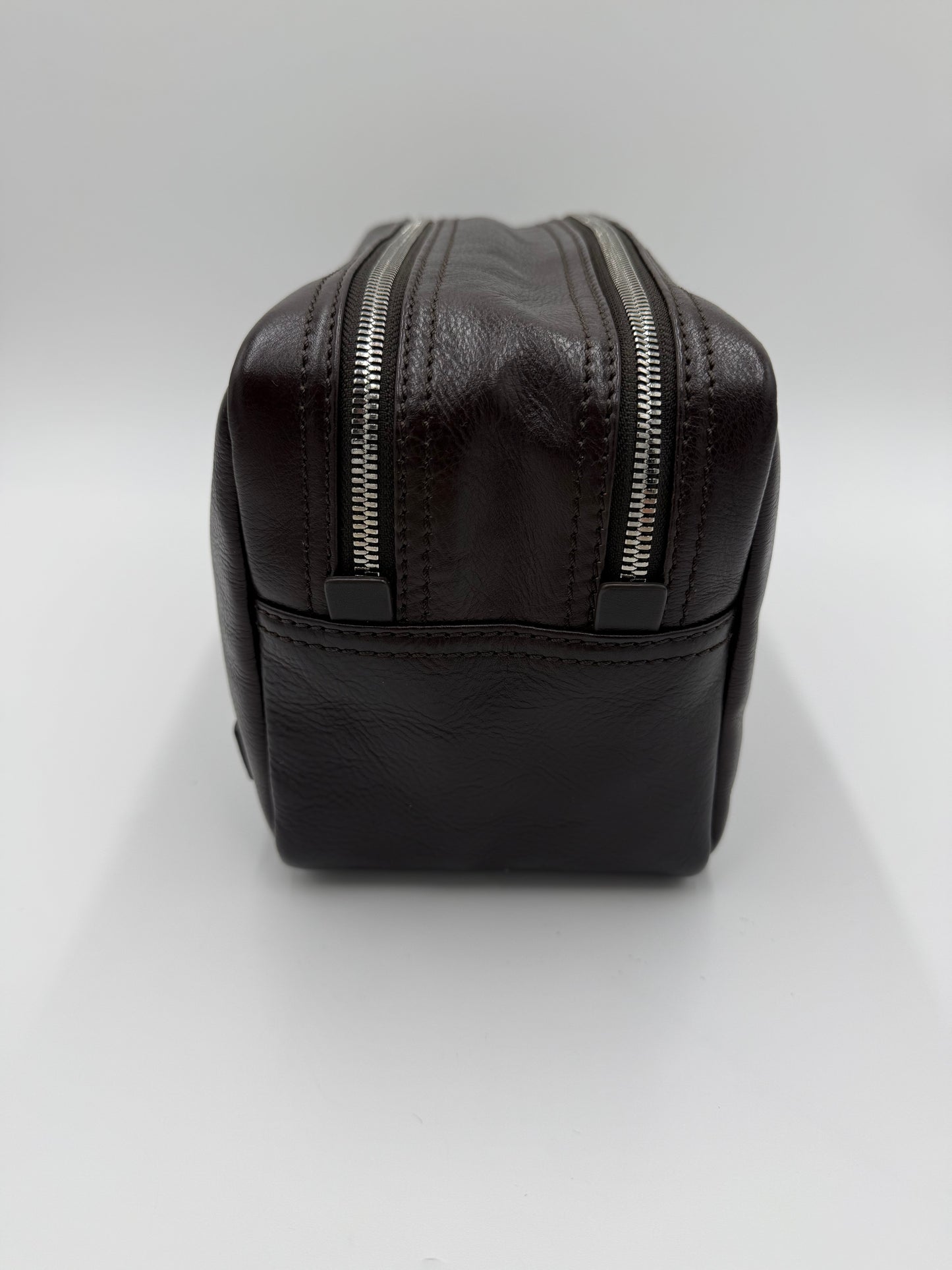 A.G. Spalding & Bros. Beauty Case in Pelle Marrone Scuro - Pally Vintage Closet