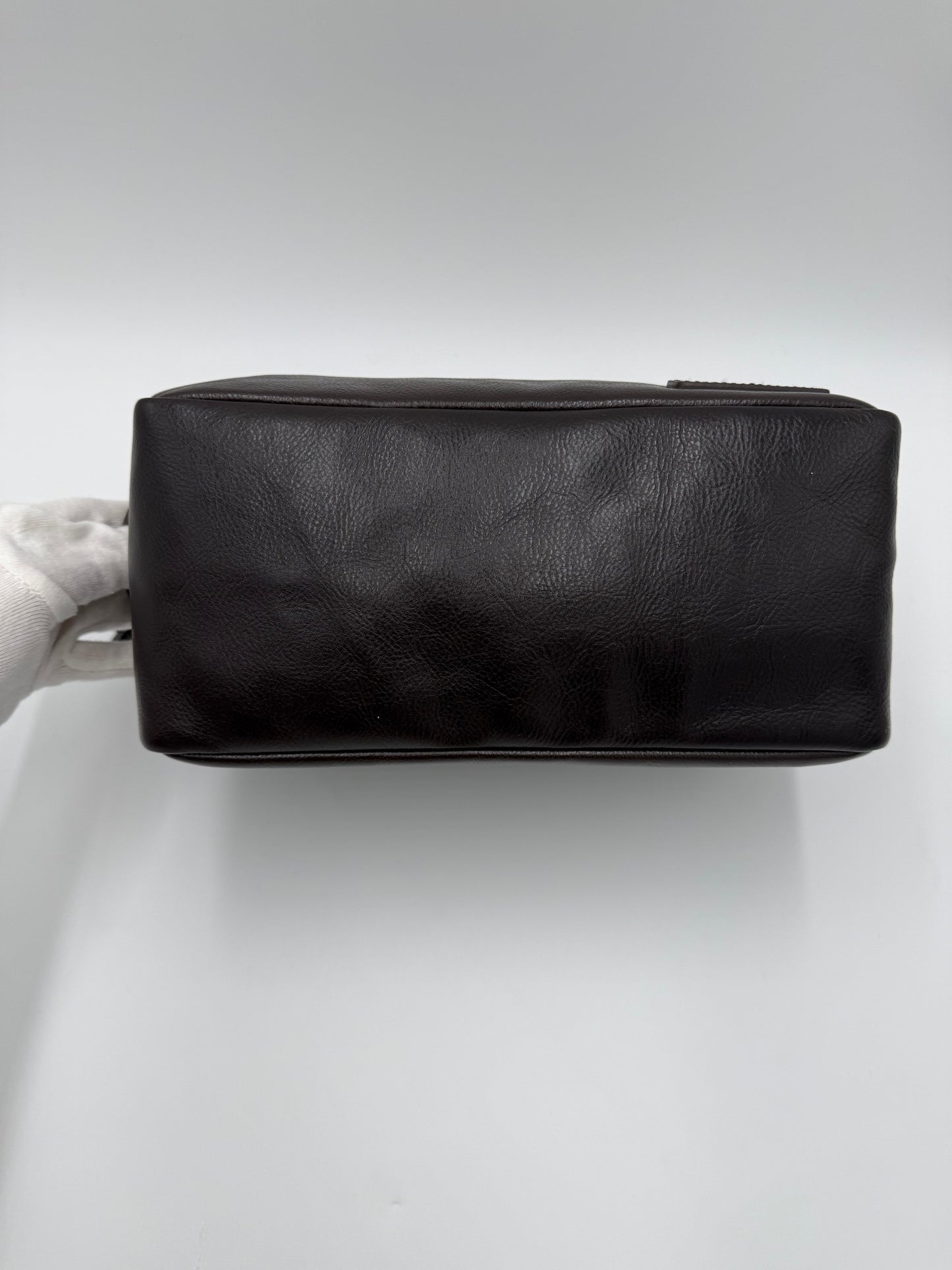 A.G. Spalding & Bros. Beauty Case in Pelle Marrone Scuro - Pally Vintage Closet