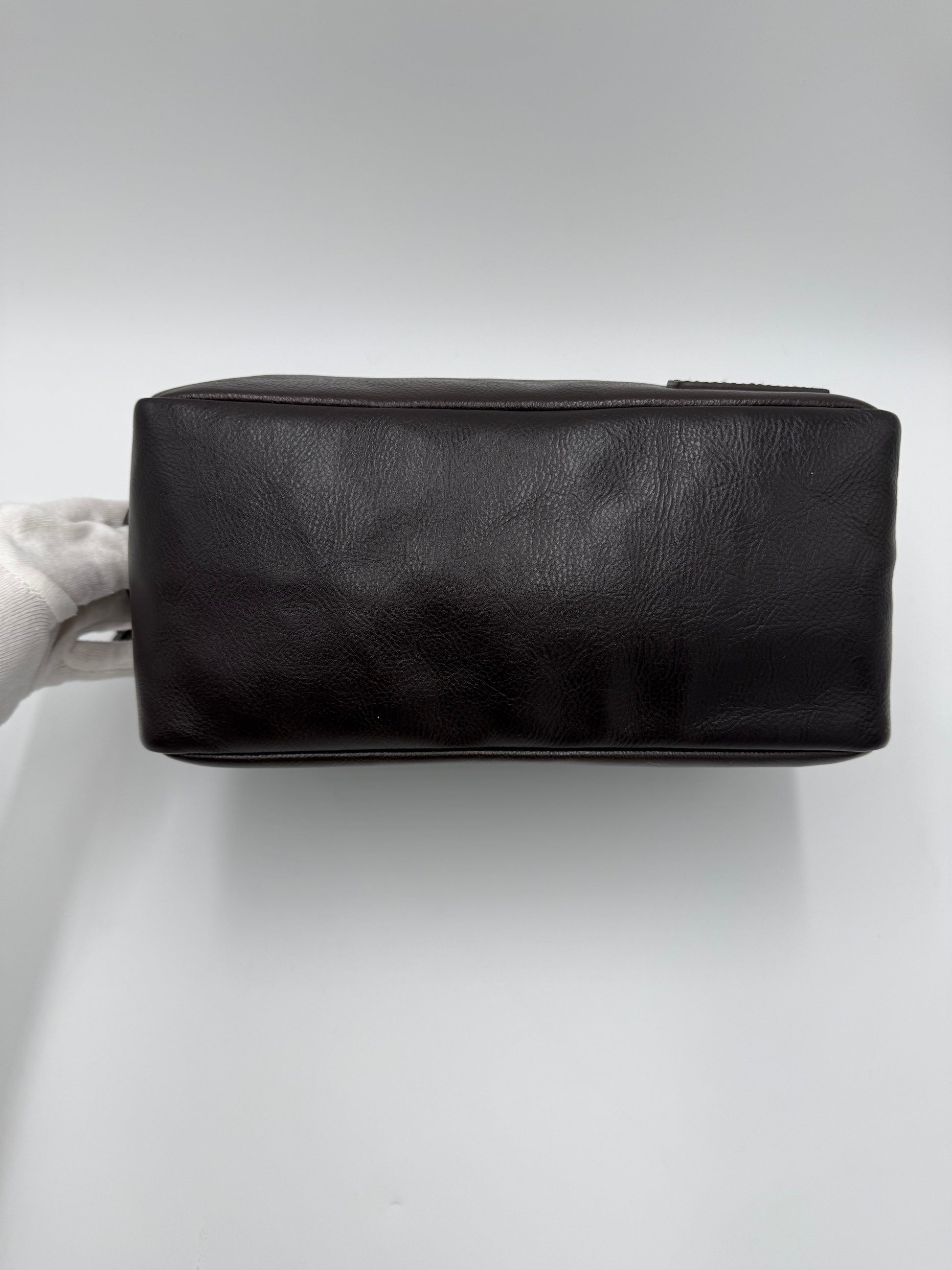 A.G. Spalding & Bros. Beauty Case in Pelle Marrone Scuro - Pally Vintage Closet