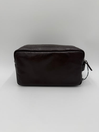 A.G. Spalding & Bros. Beauty Case in Pelle Marrone Scuro - Pally Vintage Closet