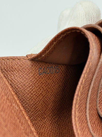 Louis Vuitton Vintage Compact Monogram Wallet Brown