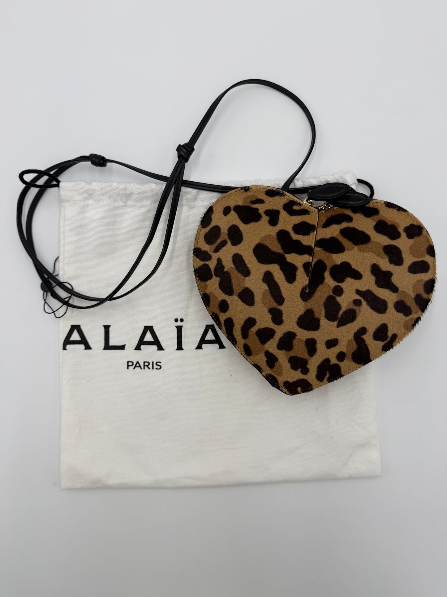 Alaïa Borsa Le Coeur in Cavallino Leopardato - Pally Vintage Closet