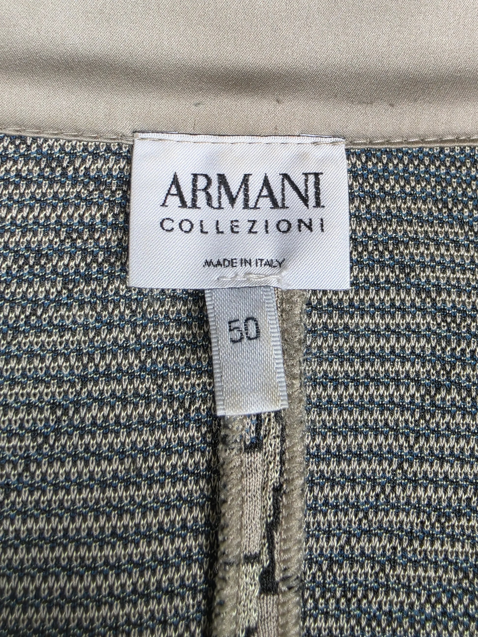 Armani Collezioni Giacca Strutturata in Jacquard Floreale Avorio - Pally Vintage Closet