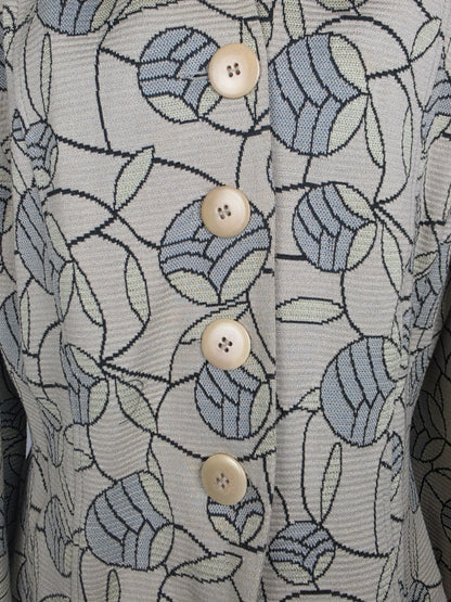 Armani Collezioni Giacca Strutturata in Jacquard Floreale Avorio - Pally Vintage Closet