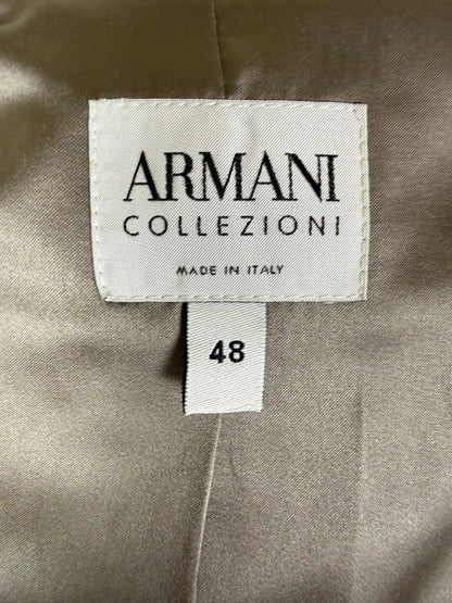 Armani-Collezioni-Giacca-Vintage-Seta-e-Lana-Grigia-69400578621764 - Pally Vintage Closet