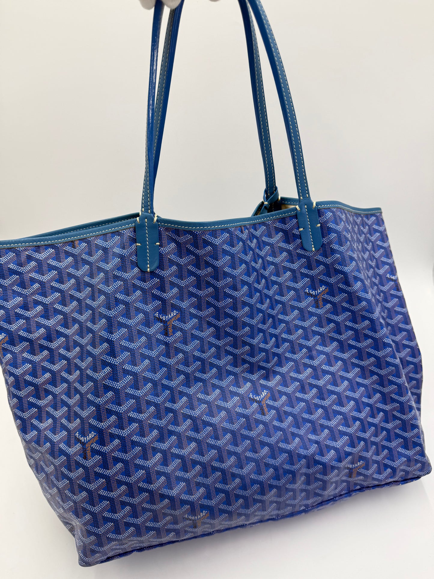 Goyard Borsa Saint Louis GM Blu Goyardine