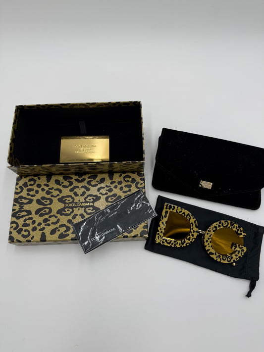 Dolce e Gabbana Occhiali da Sole Leo Limited Edition Animalier
