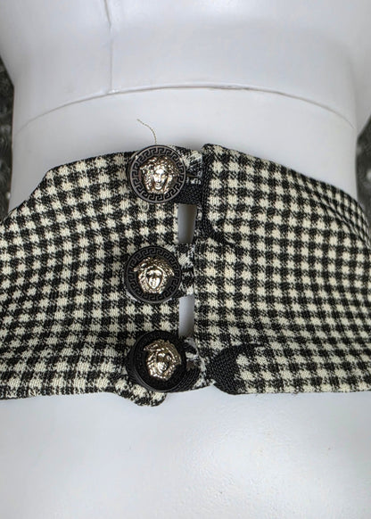 Versace Jeans Couture Abito Lungo Vintage con Scollo Halter e Schiena Scoperta