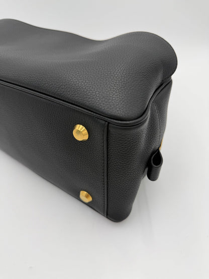 Balenciaga East-West Hammered Leather Shoulder Bag