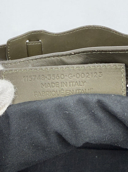 Balenciaga-Borsa-a-tracolla-Neo-Classic-City-Pelle-e-Nylon-Verde-Cachi-70493949919556 - Pally Vintage Closet