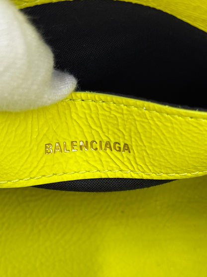 Balenciaga Borsa&nbsp;Ville Top Handle Edizione Speciale Gothic Logo Mini Giallo Fluo - Pally Vintage Closet