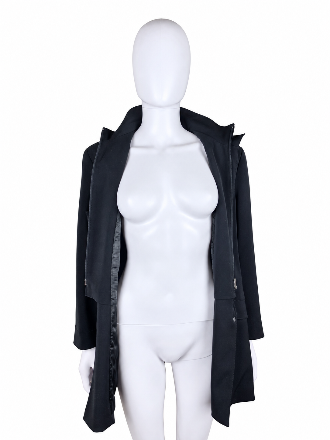 Balenciaga Giacca in Pelliccia Sintetica con Logo Nera e Bianca - Pally Vintage Closet
