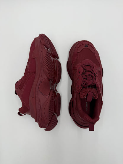 Balenciaga Sneakers Triple S Total Monocolore Bordeaux - Pally Vintage Closet