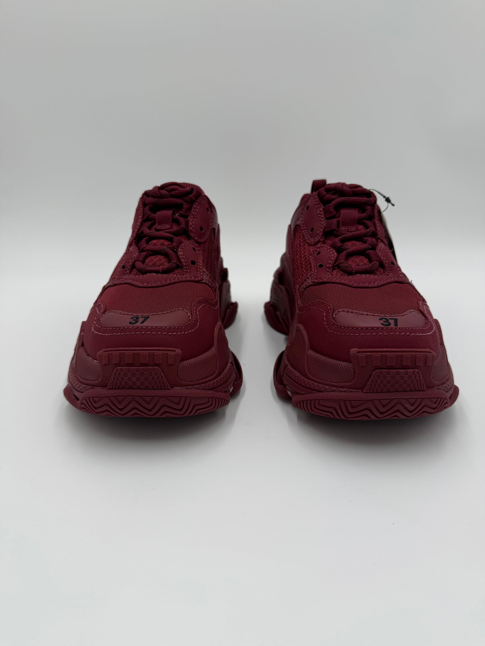 Balenciaga Sneakers Triple S Total Monocolore Bordeaux - Pally Vintage Closet