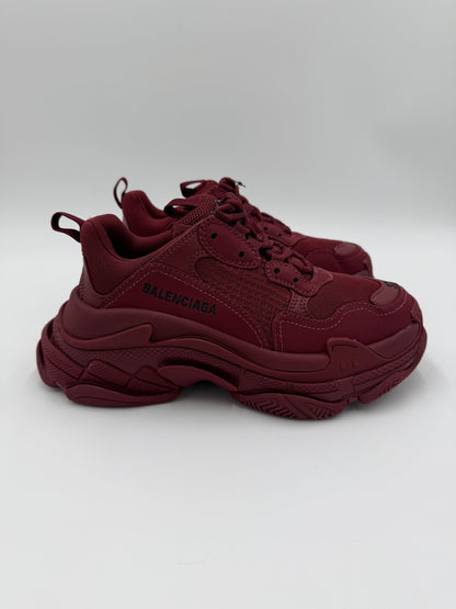 Balenciaga Sneakers Triple S Total Monocolore Bordeaux - Pally Vintage Closet