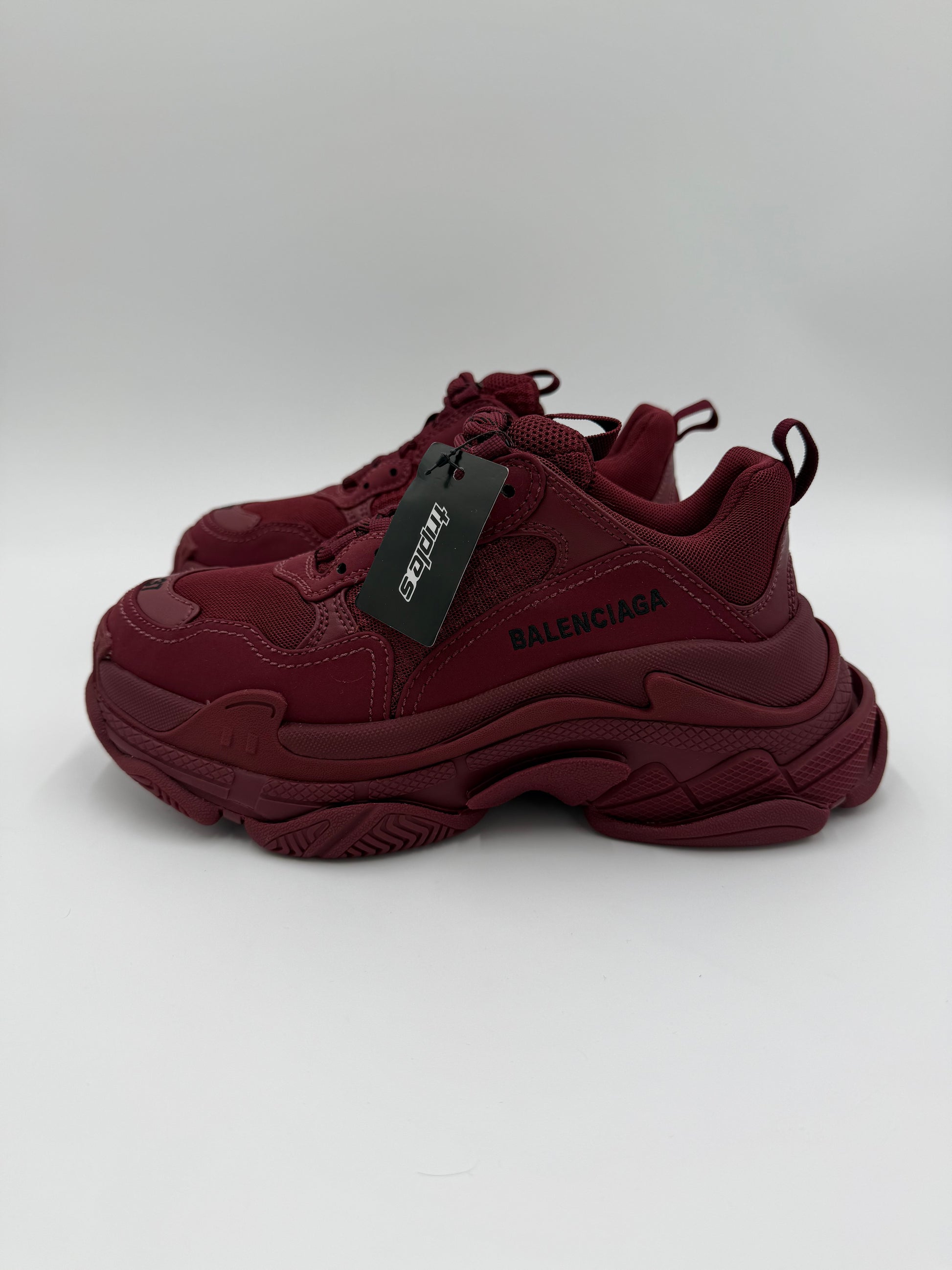Balenciaga Sneakers Triple S Total Monocolore Bordeaux - Pally Vintage Closet