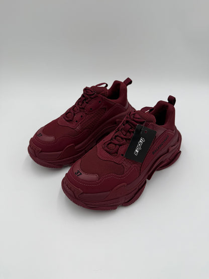 Balenciaga Sneakers Triple S Total Monocolore Bordeaux - Pally Vintage Closet