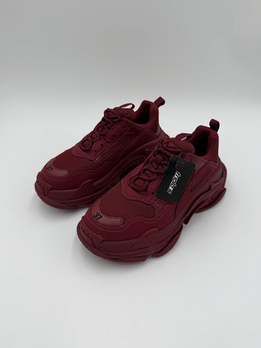 Balenciaga Sneakers Triple S Total Monocolore Bordeaux - Pally Vintage Closet