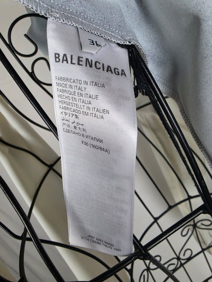 Balenciaga Top Ibrido Trompe-l'œil Balenciaga 2022 Bianco e Nero - Pally Vintage Closet