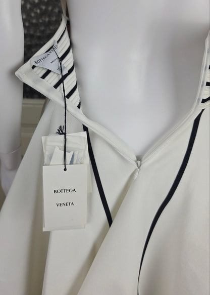 Bottega Veneta Abito Mini Scultoreo by Matthieu Blazy Bianco - Pally Vintage Closet