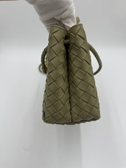 Bottega Veneta Borsa Andiamo East-West Piccola Verde Salvia - Pally Vintage Closet