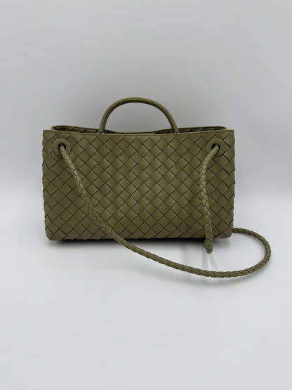 Bottega Veneta Borsa Andiamo East-West Piccola Verde Salvia - Pally Vintage Closet