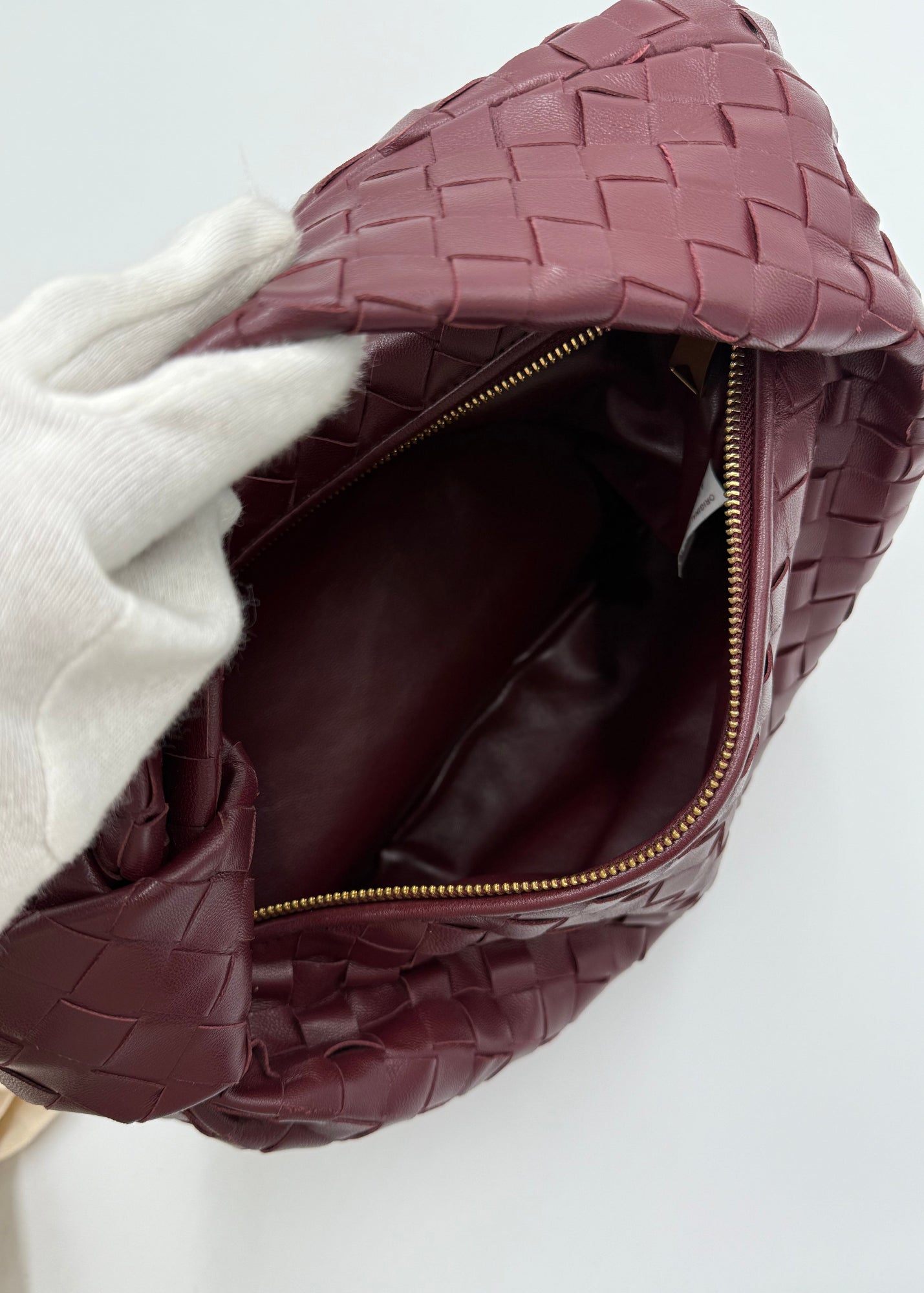 Bottega Veneta Borsa Jodie Teen in Nappa Barolo