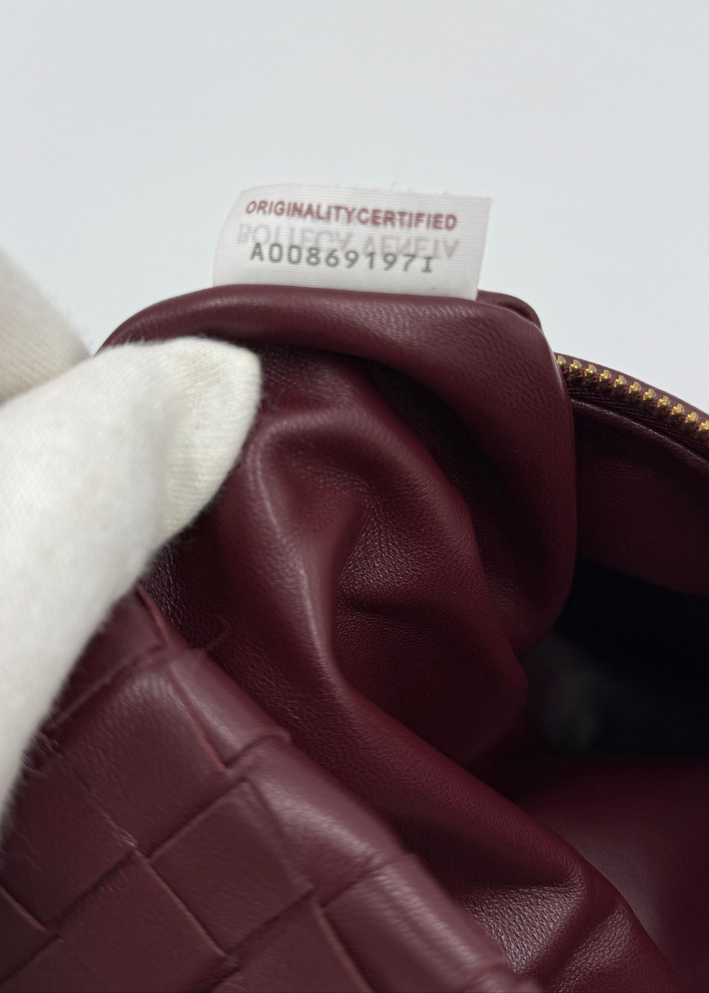 Bottega Veneta Borsa Jodie Teen in Nappa Barolo