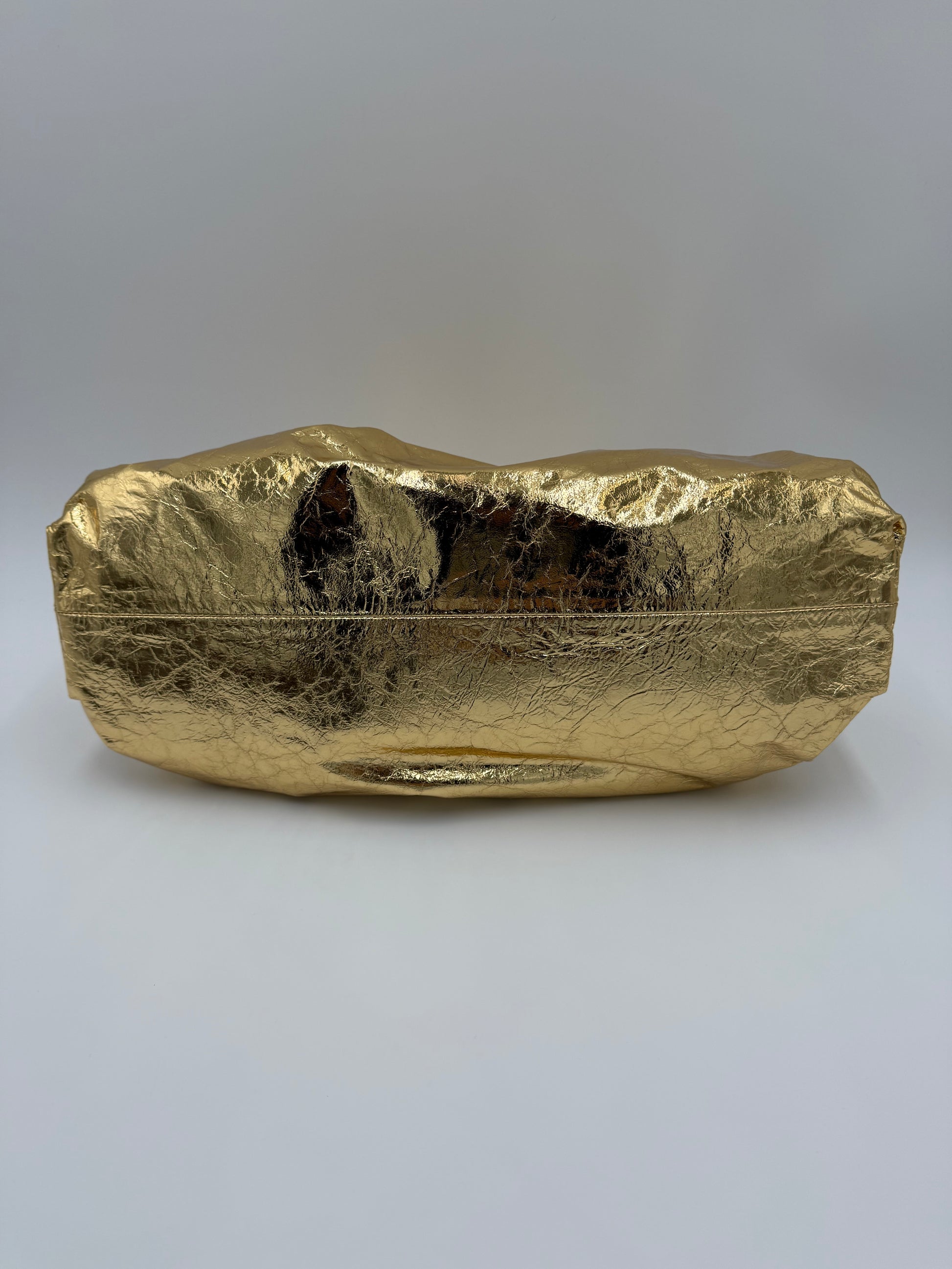 Bottega Veneta Borsa Pouch Intrecciata Large Oro - Pally Vintage Closet